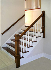 Two-tone Post to Post Staircase